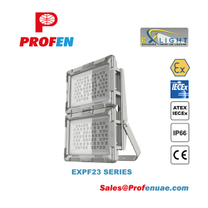 EXPF23- Large Explosion Proof LED FLOOD Light- ATEX IECEx Certified