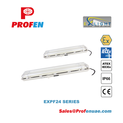 EXPLOSION PROOF EXPF24 LED TUBE GRP SERIES 2FT-4FT- ATEX IECEx Certified