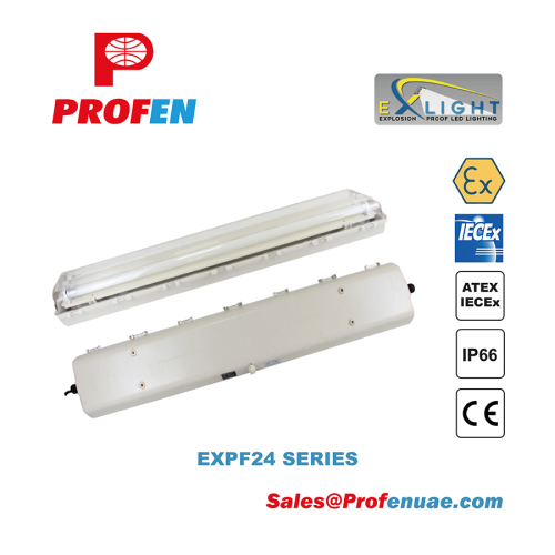 EXPLOSION PROOF EXPF24 LED TUBE GRP SERIES 2FT-4FT- ATEX IECEx Certified - Image 2