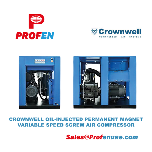 Crownwell Oil-injected Permanent Magnet Variable Speed  Screw Air Compressor - CWD355A-PM-10 - Image 2