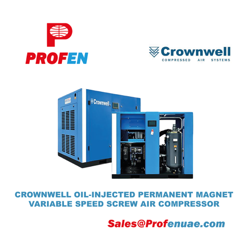 Crownwell Oil-injected Permanent Magnet Variable Speed  Screw Air Compressor - CWD355A-PM-10 - Image 3