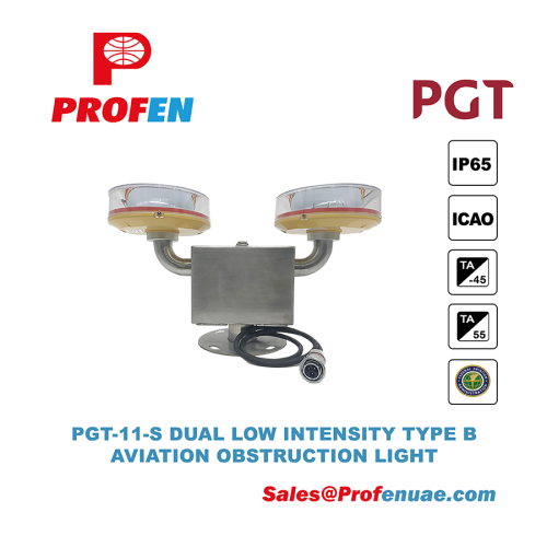 PGT-11-S Dual Low Intensity Type B Aviation Obstruction Light - Image 3