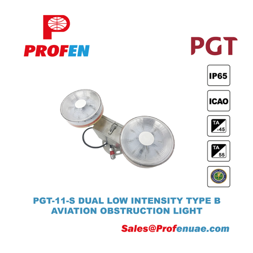 PGT-11-S Dual Low Intensity Type B Aviation Obstruction Light - Image 2