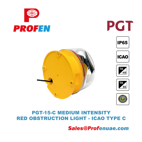 PGT-15-C Medium Intensity Red Obstruction Light – ICAO Type C - Image 2