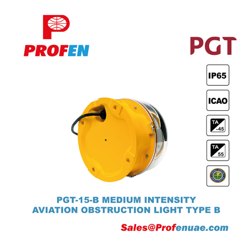 PGT-15-B Medium Intensity Red Obstruction Light – Type B - Image 3