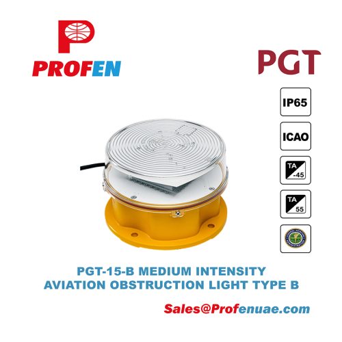 PGT-15-B Medium Intensity Red Obstruction Light – Type B - Image 2